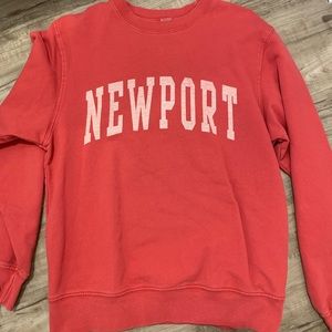Small Brandy Melville Sweatshirt Red barely worn